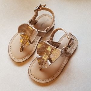 Cat & Jack gold sandals